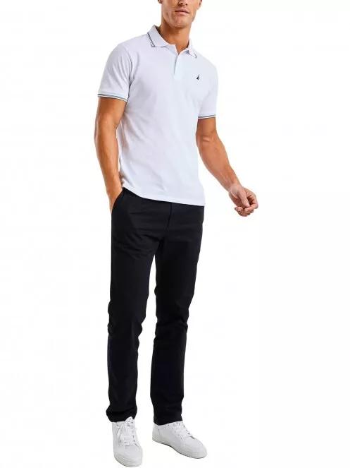 Nautica Locke Polo Shirt férfi galléros póló fehér színben 4