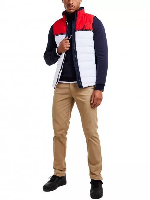Nautica Altair Gilet férfi mellény fehér színben 4