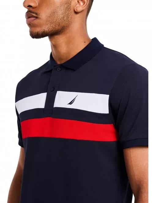 Nautica Zeke Polo Shirt férfi galléros póló sötétkék színben 5