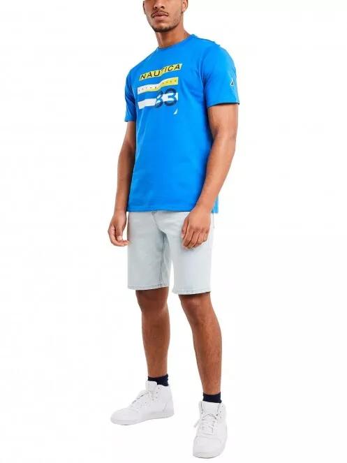 Nautica Gull T-Shirt férfi rövid ujjú póló kék színben 4