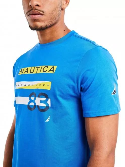 Nautica Gull T-Shirt férfi rövid ujjú póló kék színben 5