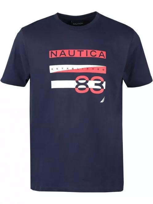 Nautica Gull T-Shirt férfi rövid ujjú póló sötétkék színben 2