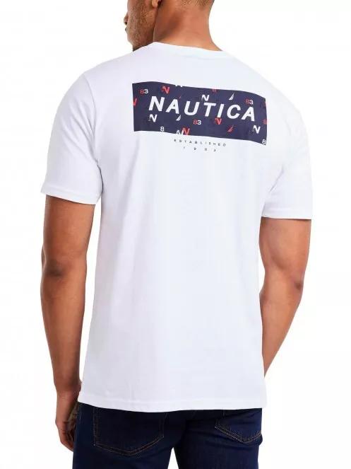 Nautica Kai T-Shirt férfi rövid ujjú póló fehér színben 3