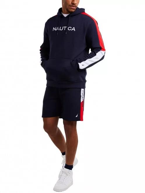 Nautica Bourne OH Hoody férfi kapucnis pulóver sötétkék színben 4
