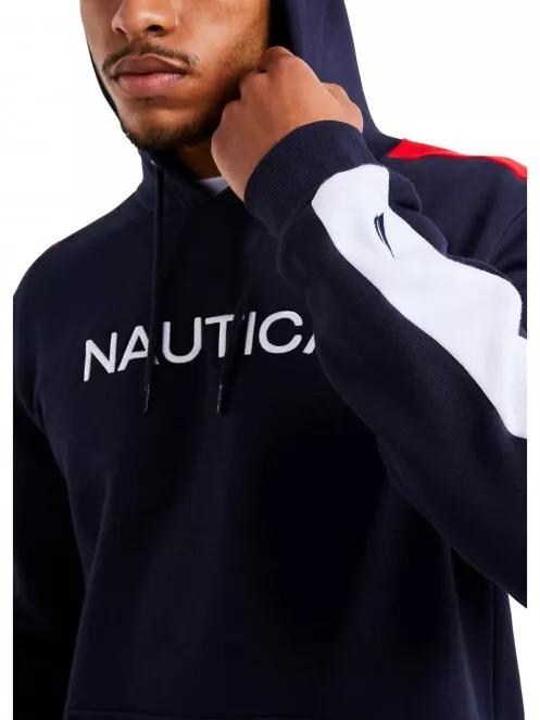 Nautica Bourne OH Hoody férfi kapucnis pulóver sötétkék színben 5