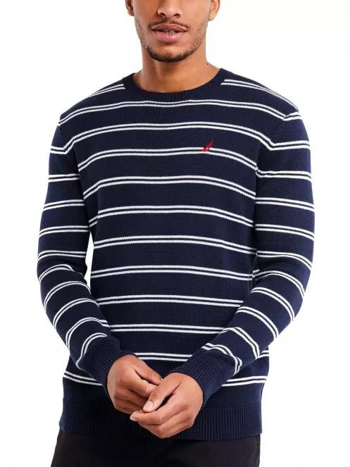 Nautica Destan Knitwear férfi pulóver sötétkék színben 2