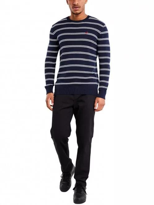 Nautica Destan Knitwear férfi pulóver sötétkék színben 5