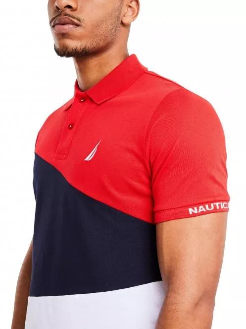Nautica Fane Polo Shirt férfi galléros póló piros színben 5