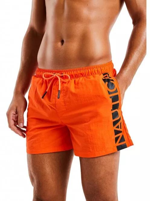 Nautica Orleans 4” Swim Short férfi beach short narancssárga színben 2