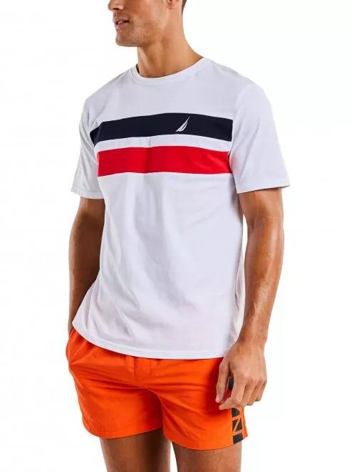 Nautica Orleans 4” Swim Short férfi beach short narancssárga színben 4