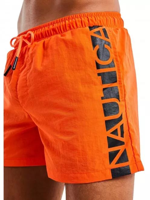 Nautica Orleans 4” Swim Short férfi beach short narancssárga színben 5