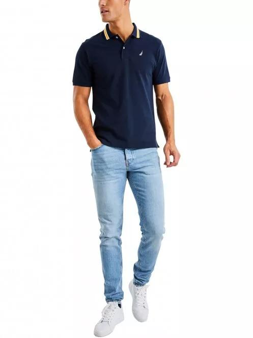 Nautica Phila Polo Shirt férfi galléros póló sötétkék színben 4