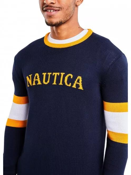 Nautica Vigo Knitwear férfi pulóver sötétkék színben 5