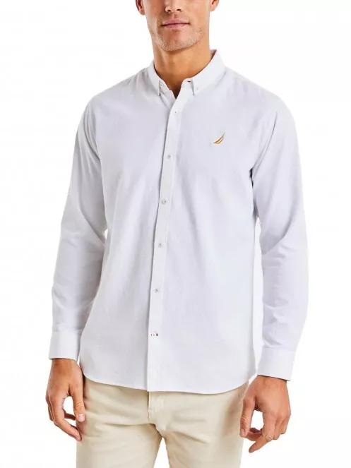 Nautica Tidwell LS Shirt férfi hosszú ujjú ing fehér színben 2
