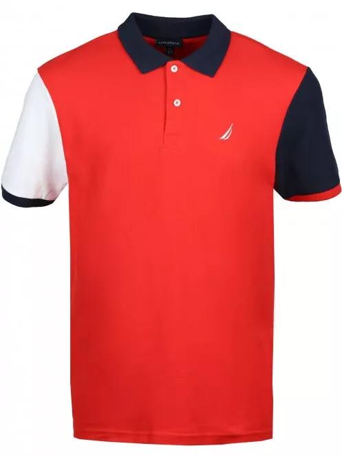 Nautica Xenon Polo Shirt férfi galléros póló piros színben 2