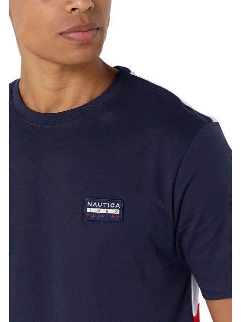 Nautica Faro T-Shirt férfi rövid ujjú póló sötétkék színben 5