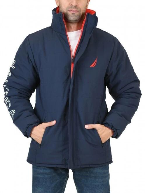 Nautica Elgon Reversible Jacket férfi utcai kabát kék színben 2