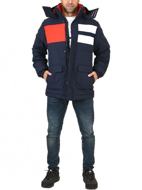 Nautica Ain Padded Jacket férfi télikabát kék színben 5