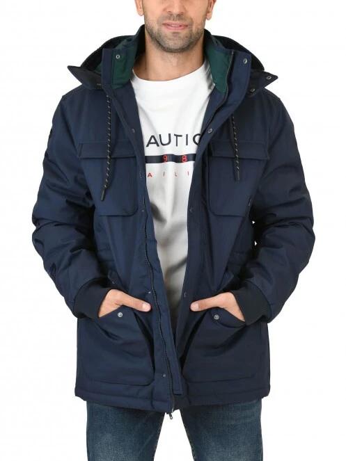 Nautica Capstan Padded Jacket férfi utcai kabát sötétkék színben 2