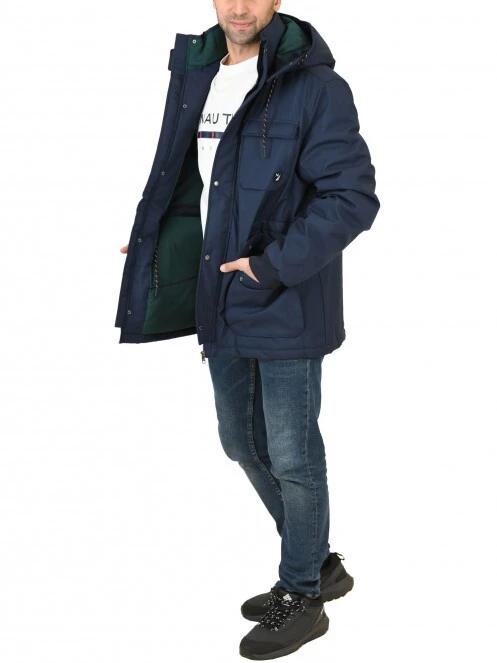 Nautica Capstan Padded Jacket férfi utcai kabát sötétkék színben 5