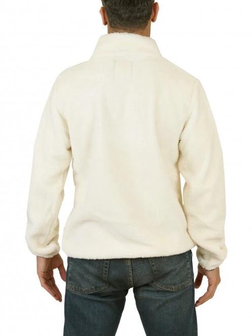 Nautica Nao 1/4 Zip Top férfi pulóver fehér színben 4