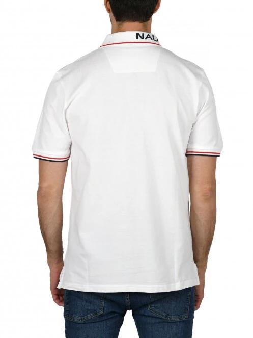 Nautica Bromley Polo Shirt férfi galléros póló fehér színben 4