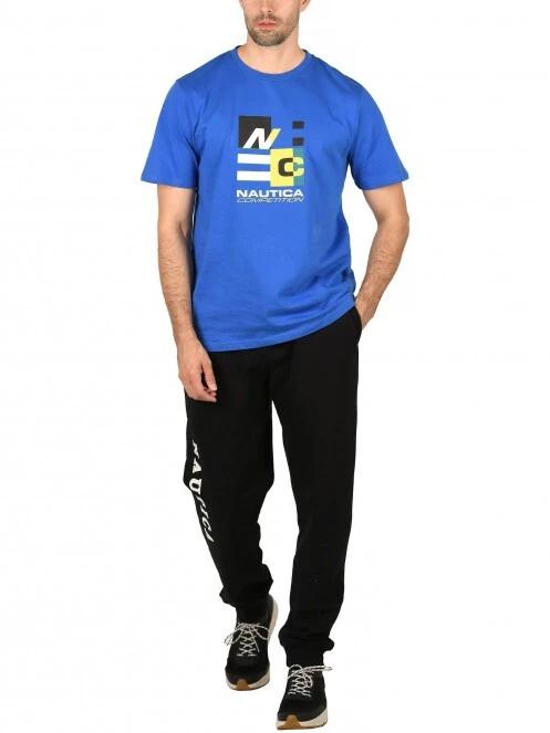 Nautica Leith Jog Pant férfi tréning nadrág fekete színben 5