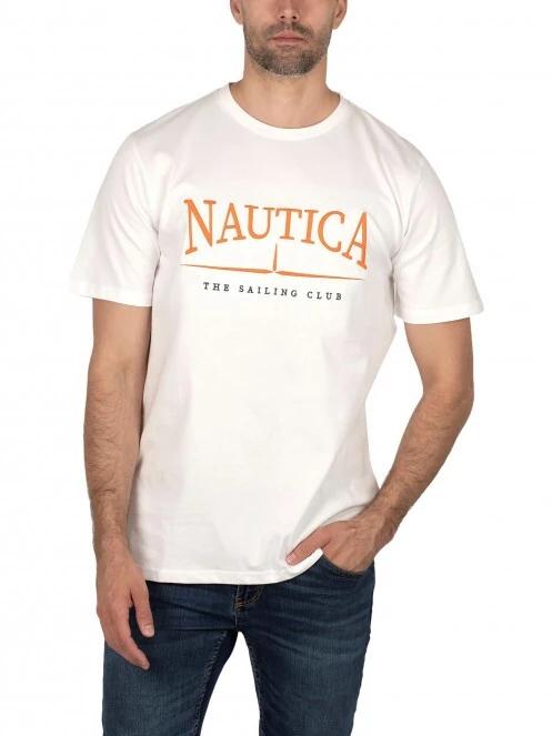 Nautica Aster T-Shirt férfi rövid ujjú póló fehér színben 2
