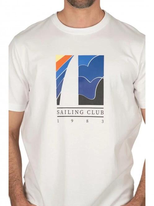 Nautica Tyrian T-Shirt férfi rövid ujjú póló fehér színben 5