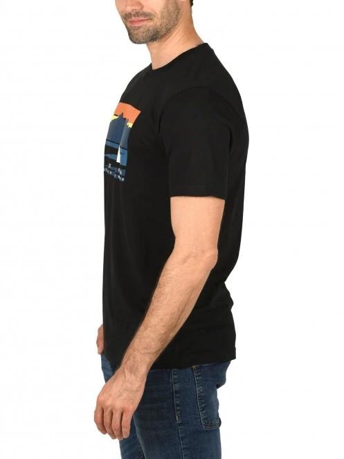 Nautica Erik T-Shirt férfi rövid ujjú póló fekete színben 3