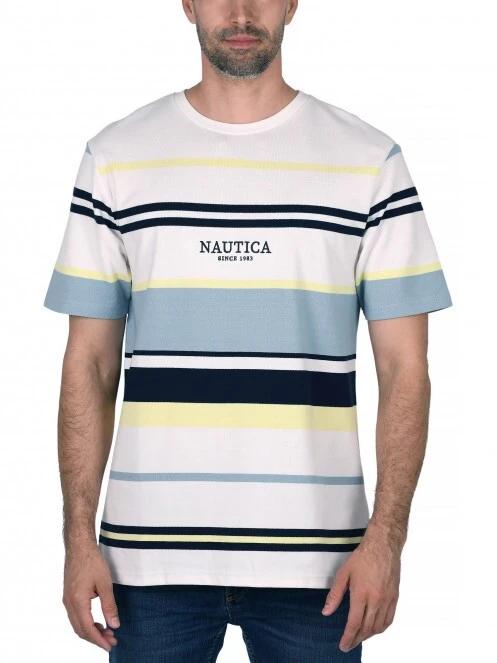 Nautica Perez T-Shirt férfi rövid ujjú póló fehér színben 2