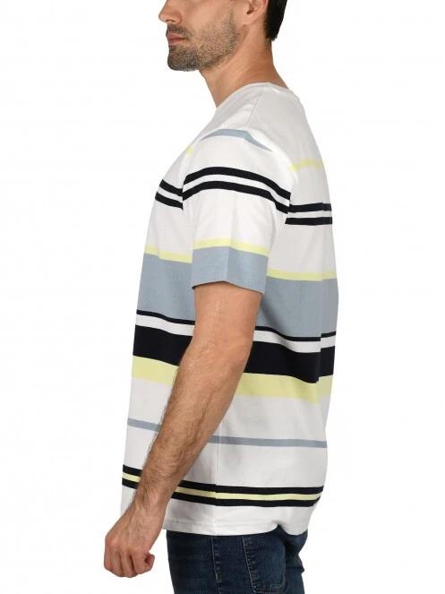 Nautica Perez T-Shirt férfi rövid ujjú póló fehér színben 3