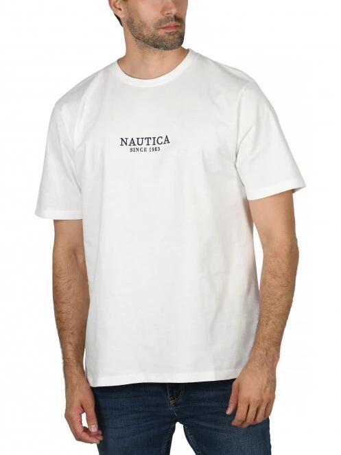 Nautica Nevada T-Shirt férfi rövid ujjú póló fehér színben 2