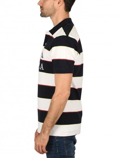 Nautica Murdock Polo Shirt férfi galléros póló sötétkék színben 3