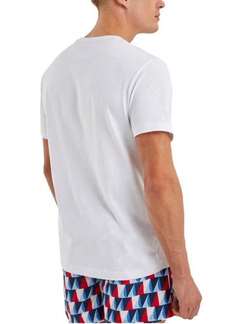 Nautica Jax T-Shirt B&T férfi rövid ujjú póló fehér színben 4