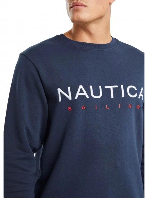 Nautica Otto Sweatshirt B&T férfi pulóver sötétkék színben 4