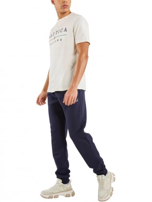 Nautica Mateo T-Shirt férfi rövid ujjú póló fehér színben 4