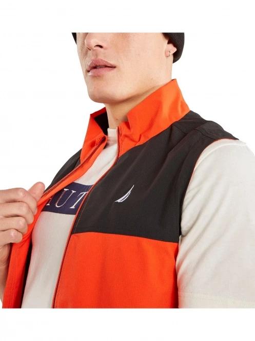 Nautica Knott Gilet férfi mellény narancssárga színben 5