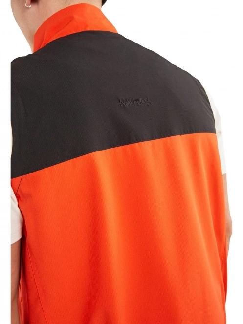 Nautica Knott Gilet férfi mellény narancssárga színben 6