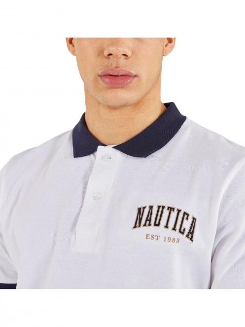 Nautica Banks Polo Shirt férfi galléros póló fehér színben 5
