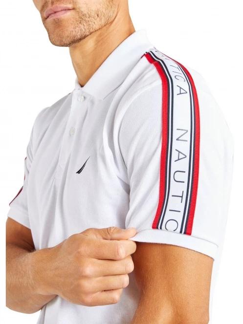 Nautica Davie Polo Shirt férfi galléros póló fehér színben 4