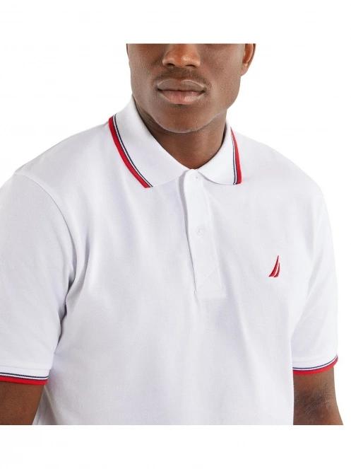 Nautica Sven Polo Shirt férfi rövid ujjú póló fehér színben 5