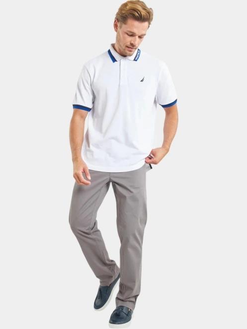 Nautica Elm Polo Shirt férfi galléros póló fehér színben 4