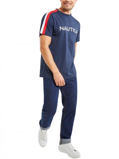 Nautica Heckmond T-Shirt férfi rövid ujjú póló sötétkék színben 4