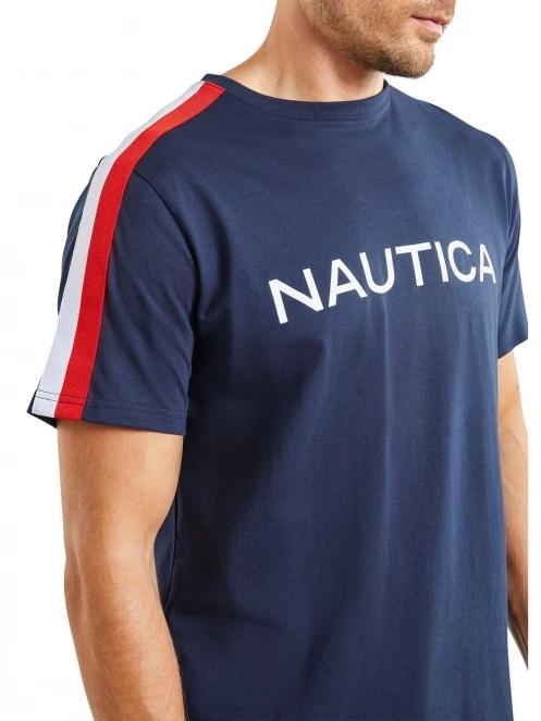 Nautica Heckmond T-Shirt férfi rövid ujjú póló sötétkék színben 5