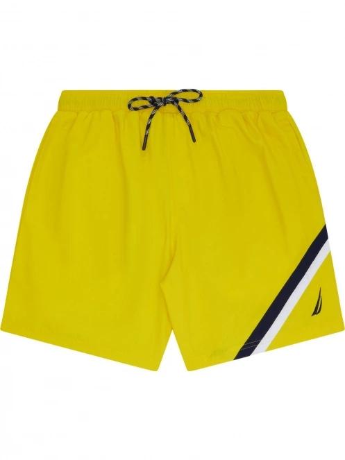Nautica Grampian 6” Swim Short férfi beach short sárga színben 5