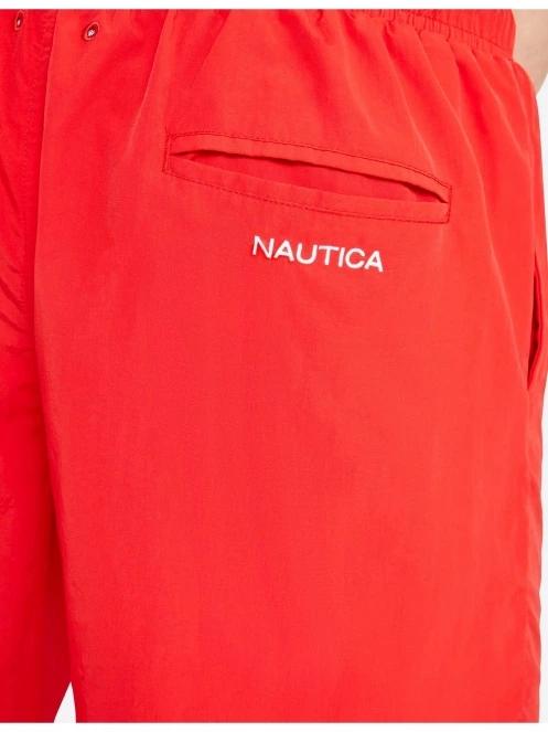 Nautica Grampian 6” Swim Short férfi beach short piros színben 6