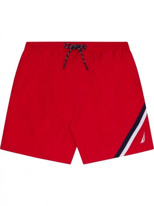 Nautica Grampian 6” Swim Short férfi beach short piros színben 7
