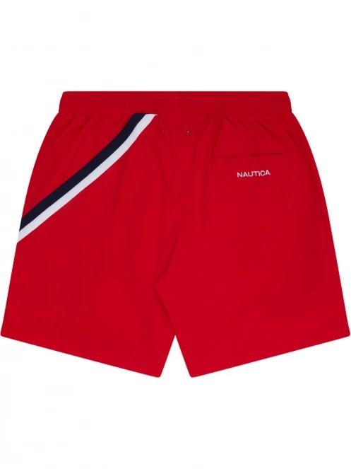 Nautica Grampian 6” Swim Short férfi beach short piros színben 8