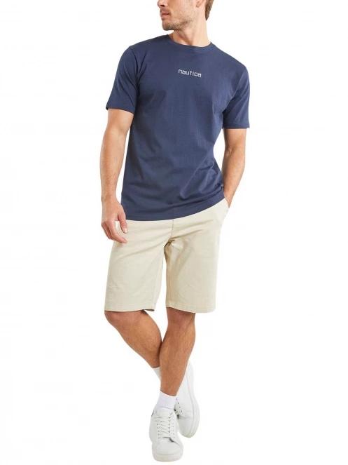Nautica Salem T-Shirt férfi rövid ujjú póló sötétkék színben 4